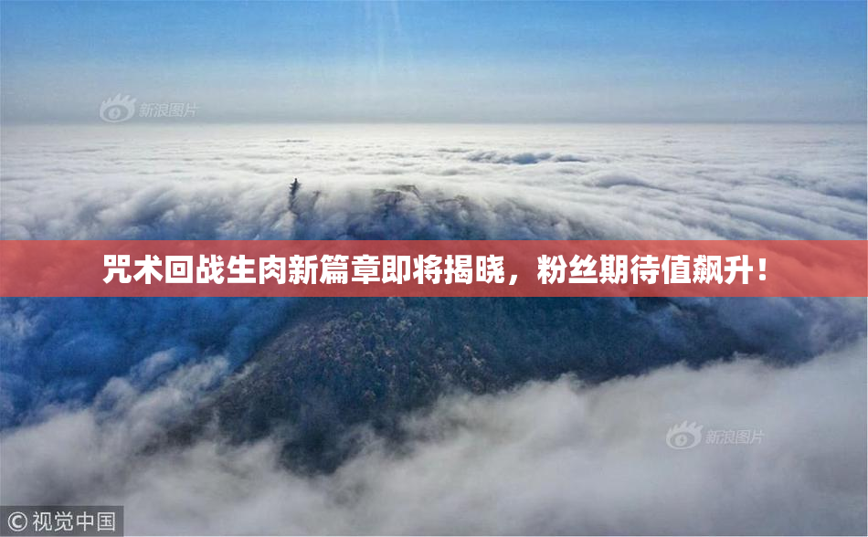 咒术回战生肉新篇章即将揭晓，粉丝期待值飙升！