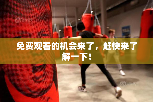免费观看的机会来了，赶快来了解一下！