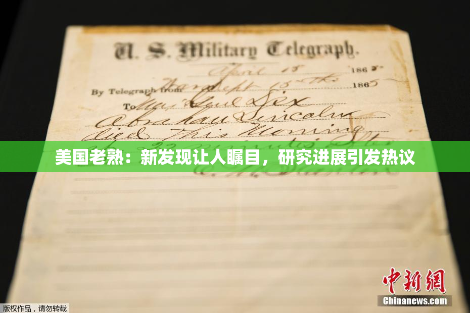 美国老熟：新发现让人瞩目，研究进展引发热议