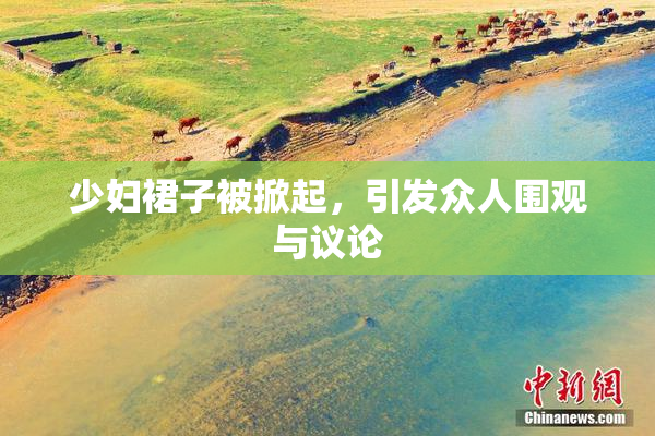少妇裙子被掀起，引发众人围观与议论