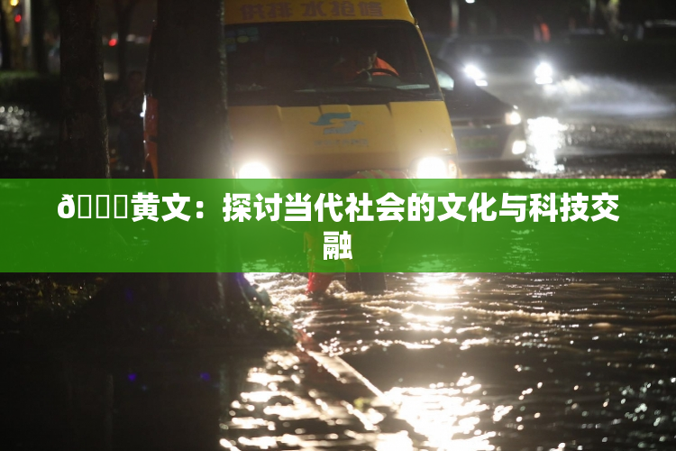🔞黄文：探讨当代社会的文化与科技交融
