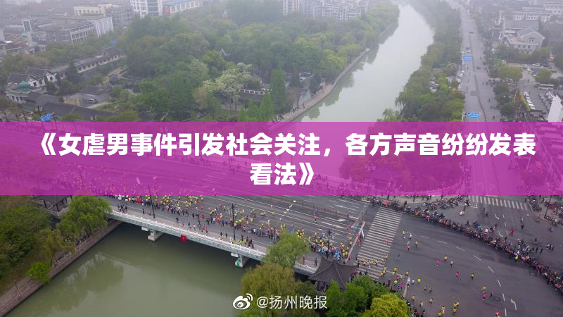 《女虐男事件引发社会关注，各方声音纷纷发表看法》