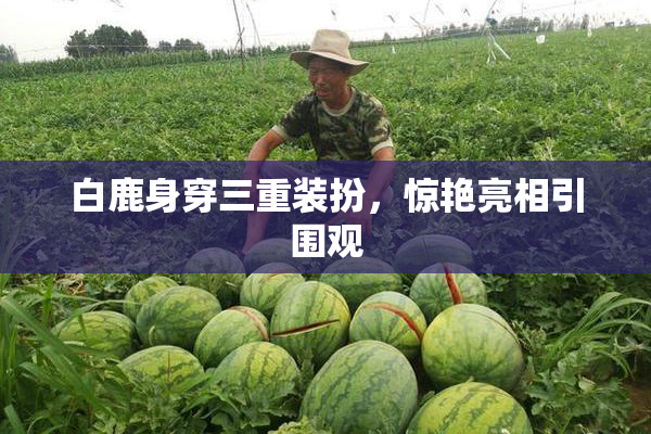 白鹿身穿三重装扮，惊艳亮相引围观