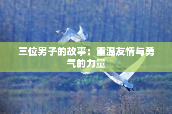 三位男子的故事：重温友情与勇气的力量
