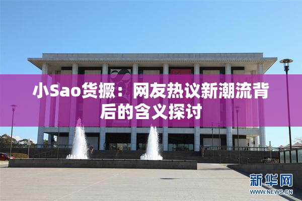 小Sao货撅：网友热议新潮流背后的含义探讨