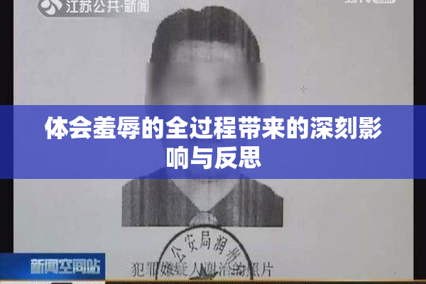 体会羞辱的全过程带来的深刻影响与反思