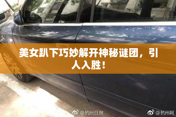 美女趴下巧妙解开神秘谜团，引人入胜！