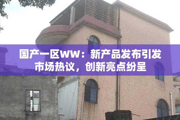 国产一区WW：新产品发布引发市场热议，创新亮点纷呈