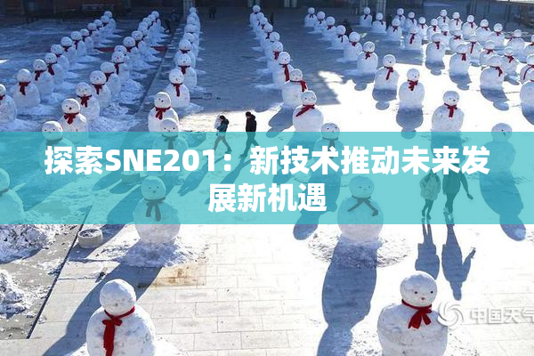 探索SNE201：新技术推动未来发展新机遇