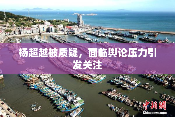 杨超越被质疑，面临舆论压力引发关注