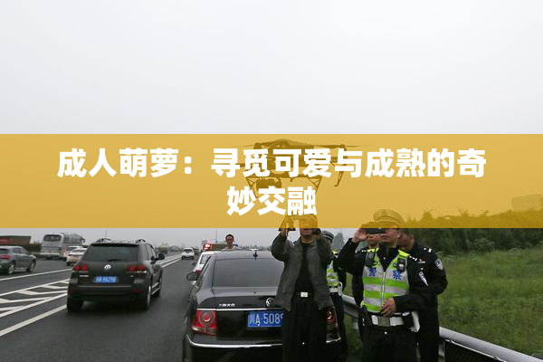 成人萌萝：寻觅可爱与成熟的奇妙交融