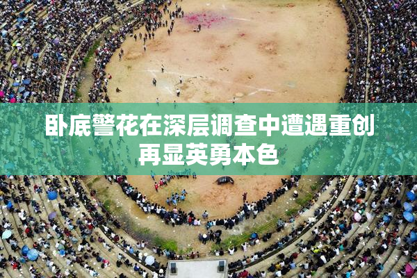 卧底警花在深层调查中遭遇重创再显英勇本色
