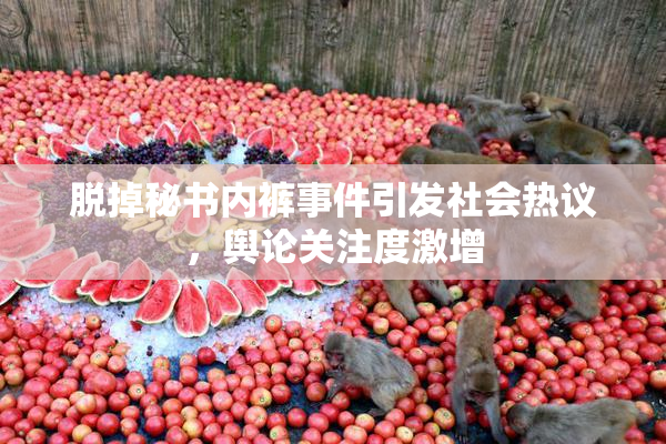 脱掉秘书内裤事件引发社会热议，舆论关注度激增