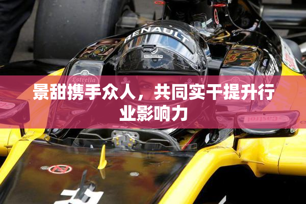 景甜携手众人，共同实干提升行业影响力