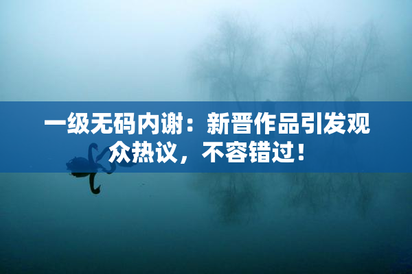 一级无码内谢：新晋作品引发观众热议，不容错过！