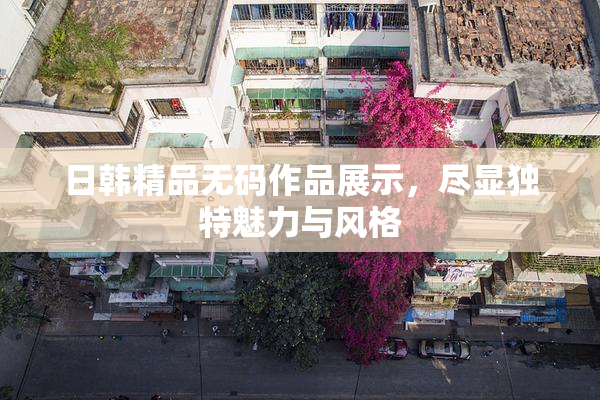 日韩精品无码作品展示，尽显独特魅力与风格