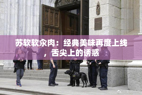 苏软软汆肉：经典美味再度上线，舌尖上的诱惑