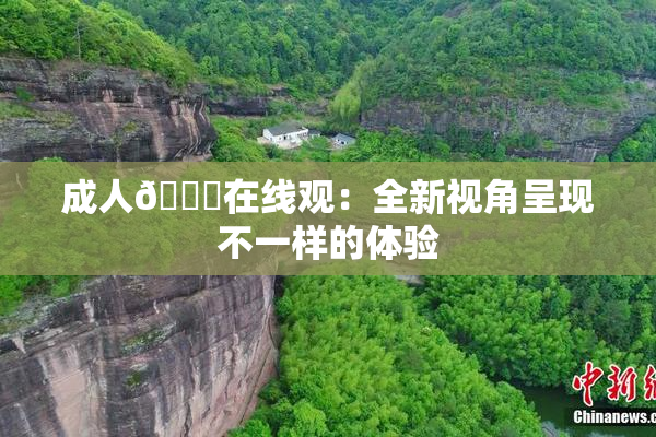 成人🔞在线观：全新视角呈现不一样的体验