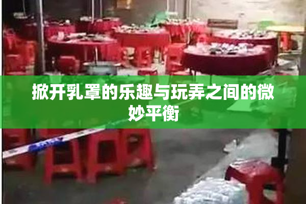 掀开乳罩的乐趣与玩弄之间的微妙平衡