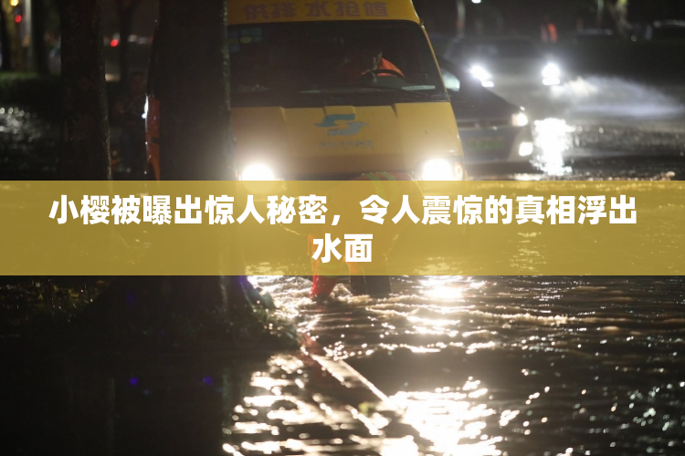 小樱被曝出惊人秘密，令人震惊的真相浮出水面