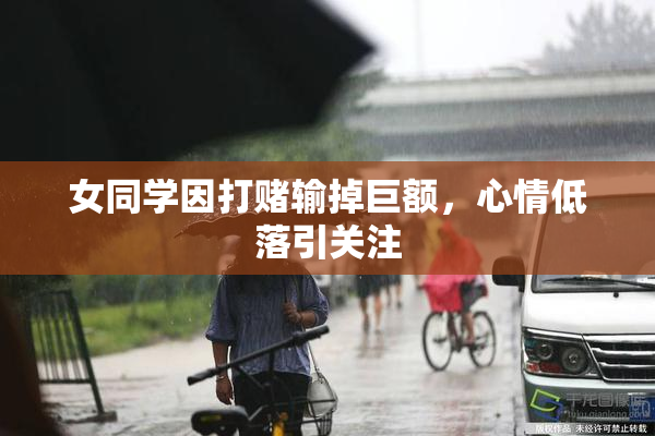 女同学因打赌输掉巨额，心情低落引关注