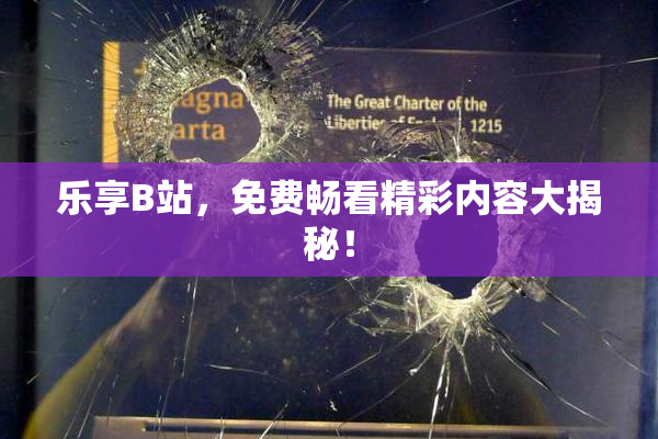 乐享B站，免费畅看精彩内容大揭秘！