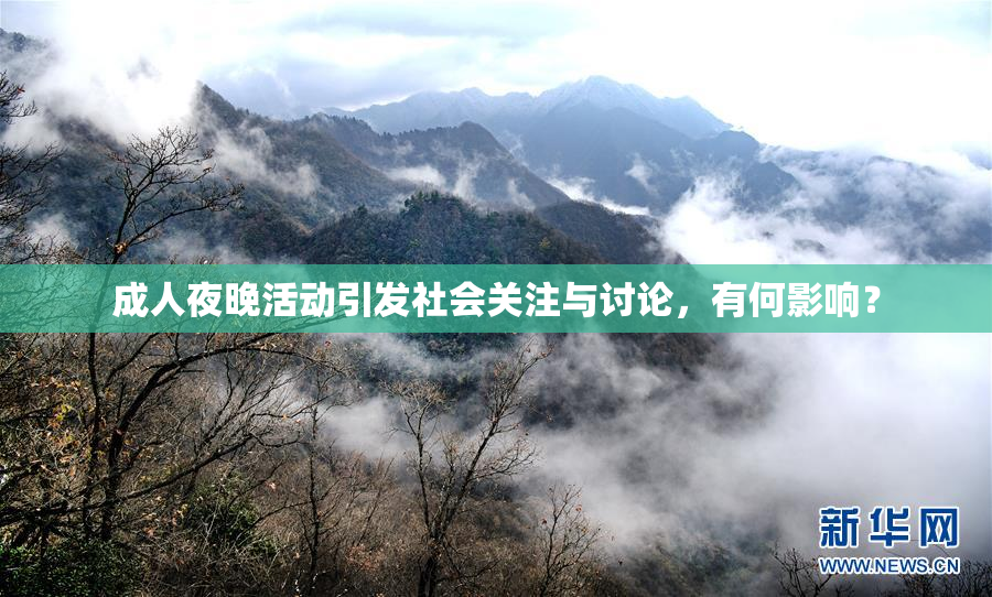 成人夜晚活动引发社会关注与讨论，有何影响？