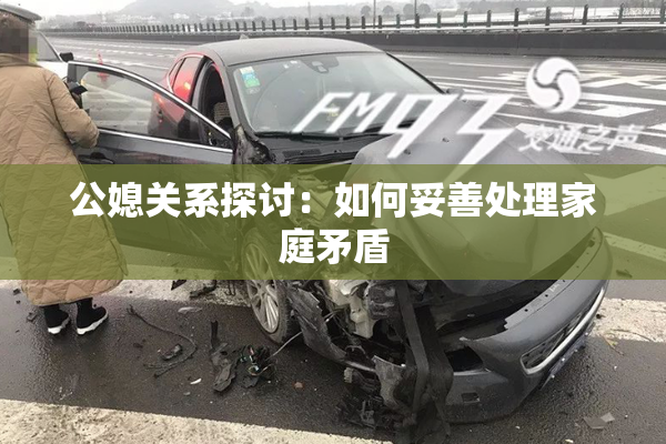 公媳关系探讨：如何妥善处理家庭矛盾