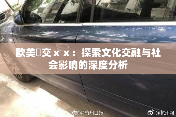 欧美嘼交ⅹⅹ：探索文化交融与社会影响的深度分析