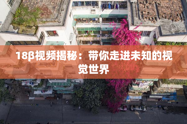 18β视频揭秘：带你走进未知的视觉世界