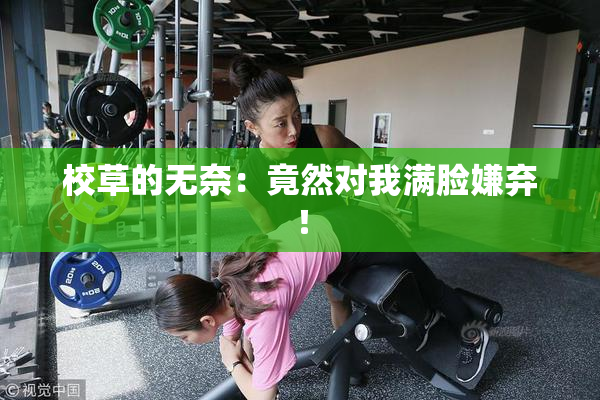 校草的无奈：竟然对我满脸嫌弃！