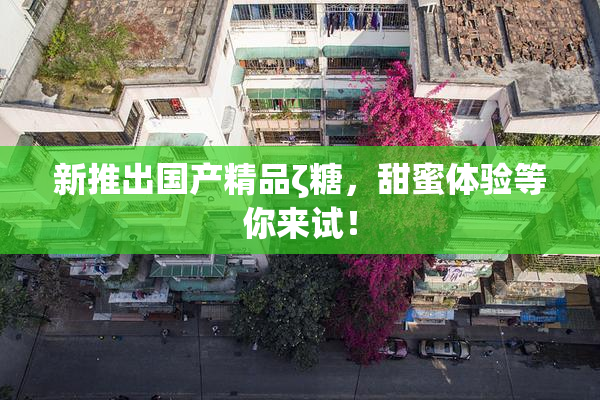 新推出国产精品ζ糖，甜蜜体验等你来试！