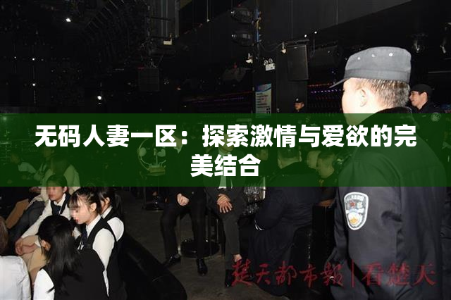 无码人妻一区：探索激情与爱欲的完美结合