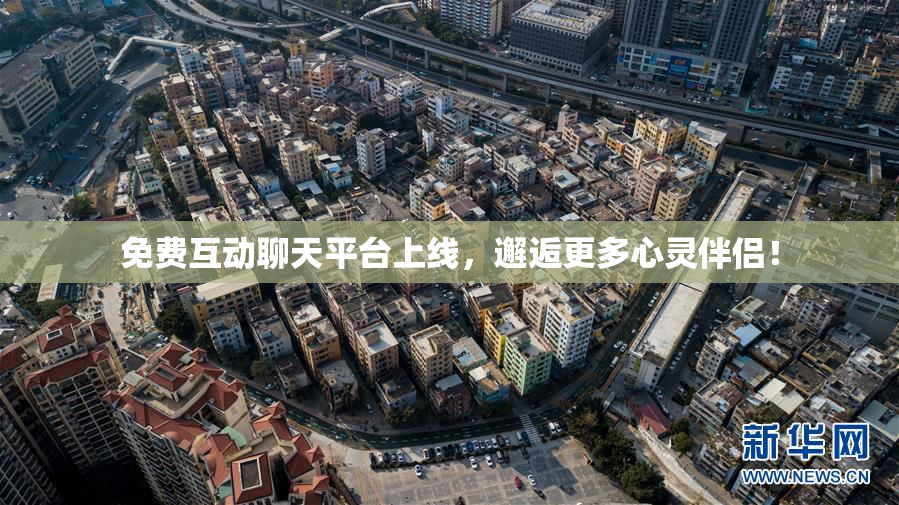 免费互动聊天平台上线，邂逅更多心灵伴侣！