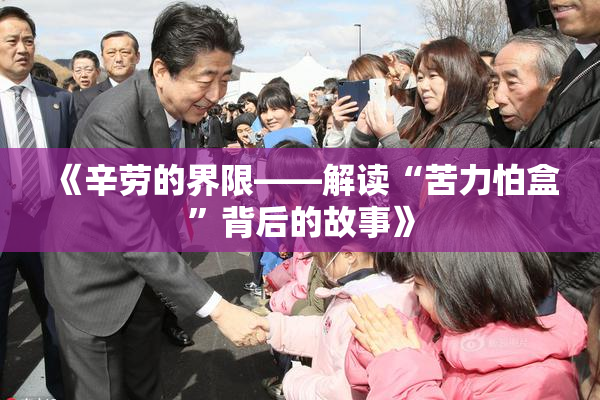 《辛劳的界限——解读“苦力怕盒”背后的故事》
