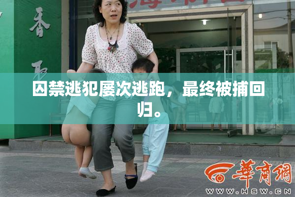囚禁逃犯屡次逃跑，最终被捕回归。