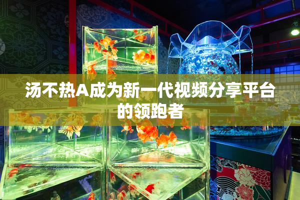 汤不热A成为新一代视频分享平台的领跑者
