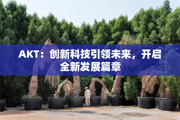AKT：创新科技引领未来，开启全新发展篇章