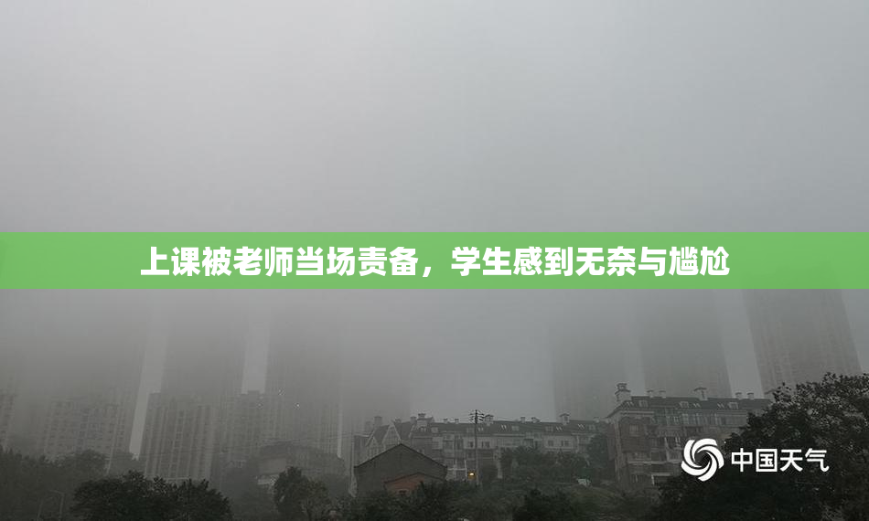 上课被老师当场责备，学生感到无奈与尴尬