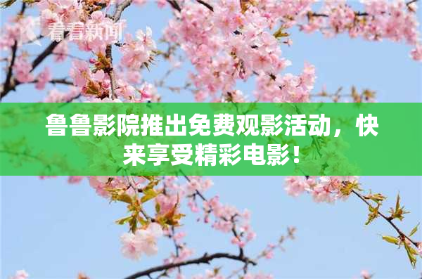 鲁鲁影院推出免费观影活动，快来享受精彩电影！