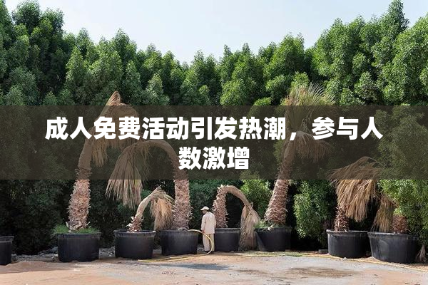 成人免费活动引发热潮，参与人数激增