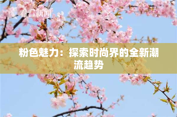 粉色魅力：探索时尚界的全新潮流趋势