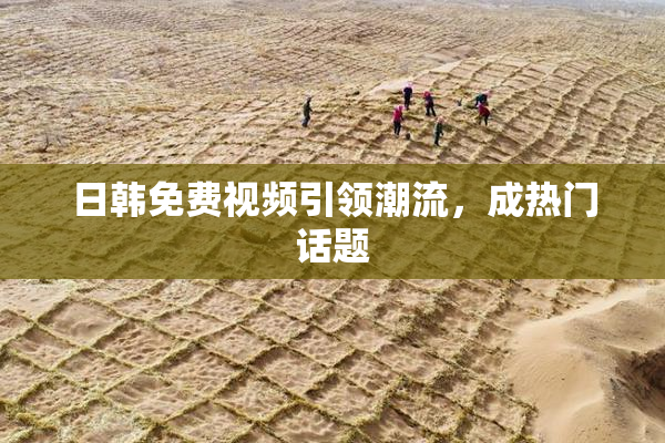 日韩免费视频引领潮流，成热门话题