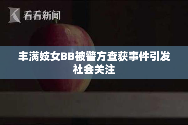 丰满妓女BB被警方查获事件引发社会关注
