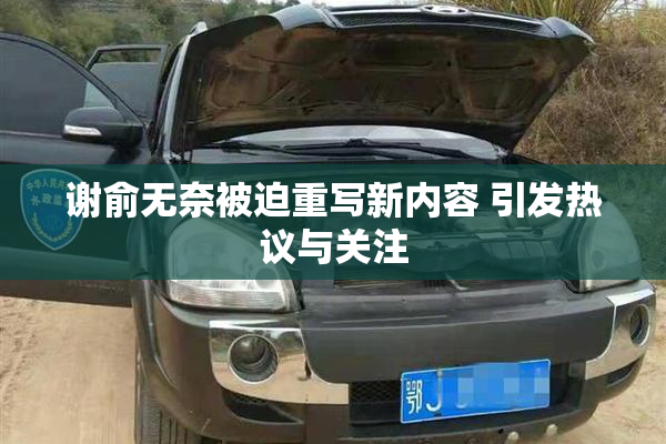 谢俞无奈被迫重写新内容 引发热议与关注