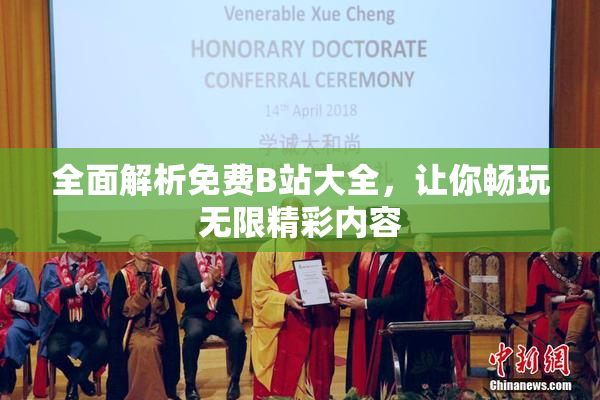 全面解析免费B站大全，让你畅玩无限精彩内容