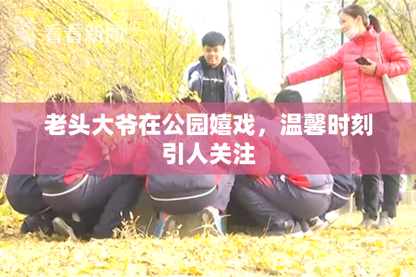老头大爷在公园嬉戏，温馨时刻引人关注