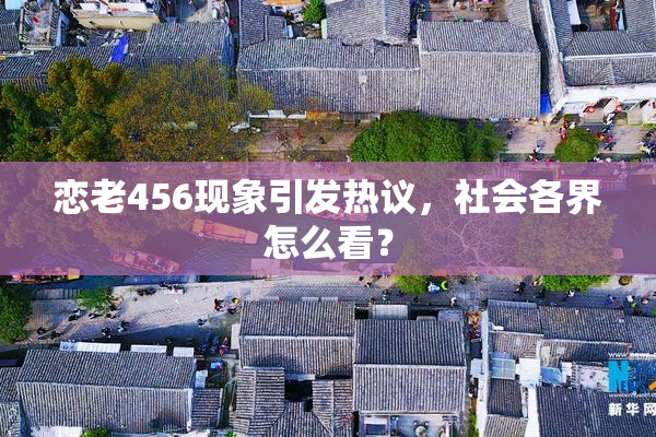 恋老456现象引发热议，社会各界怎么看？