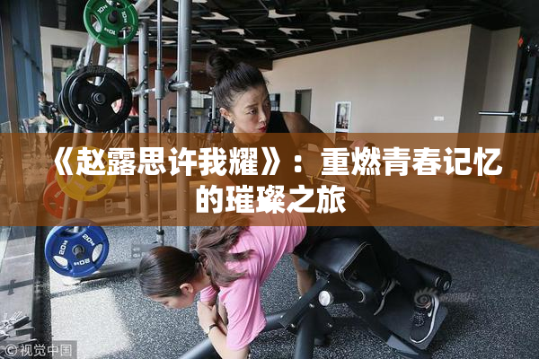 《赵露思许我耀》：重燃青春记忆的璀璨之旅