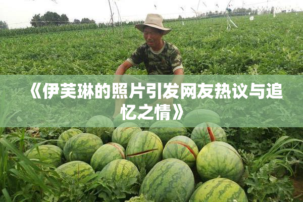 《伊芙琳的照片引发网友热议与追忆之情》